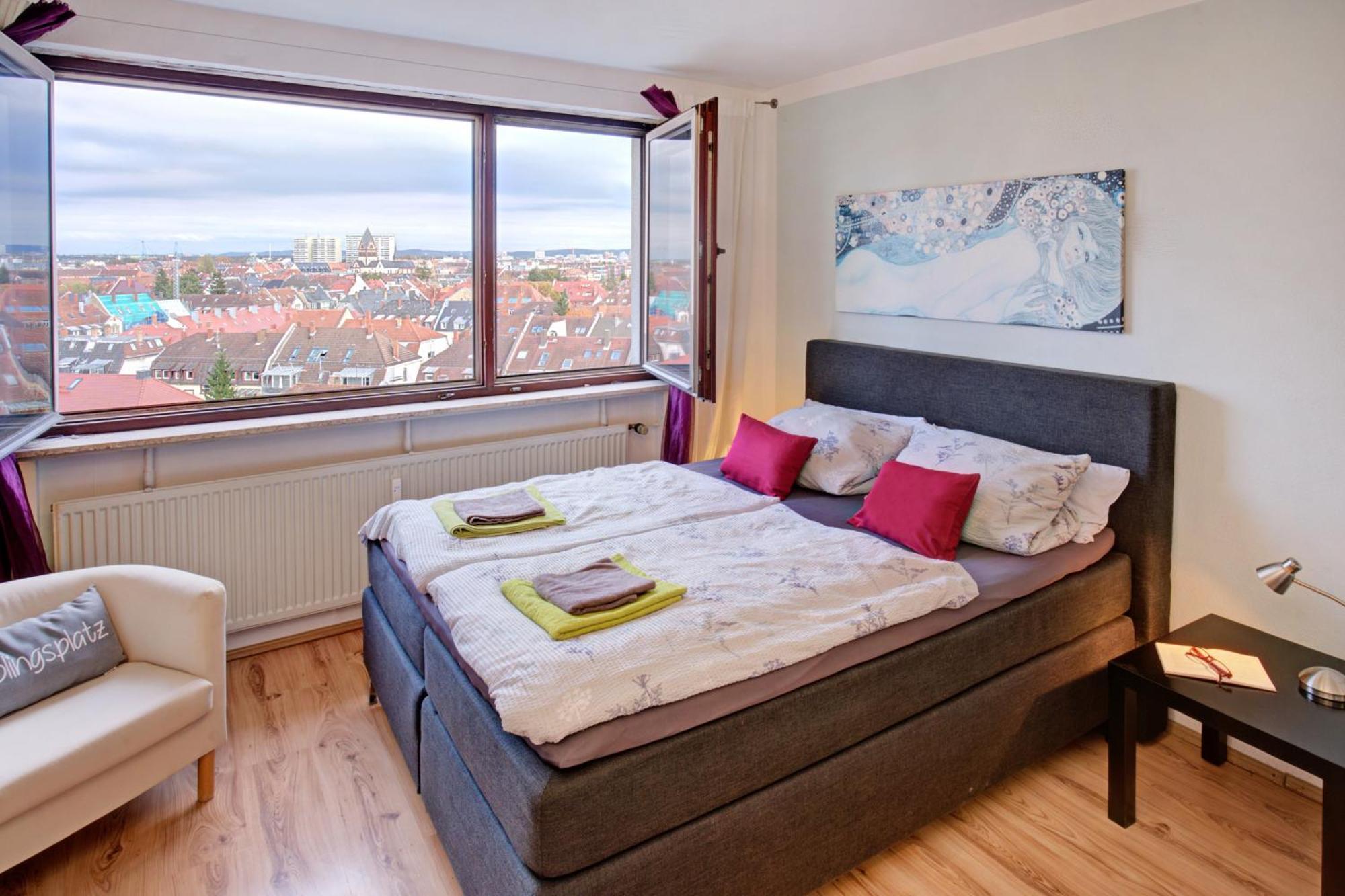 Blick Ueber Karlsruhe - Ferienwohnung Panorama Exterior foto